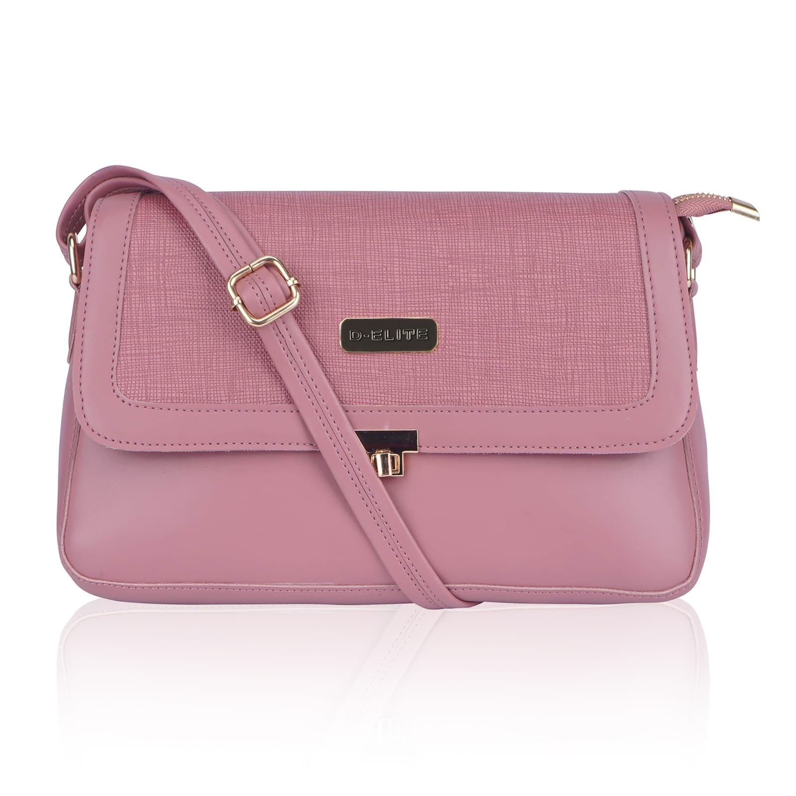 D-Elite Premium Pink Sling Bag