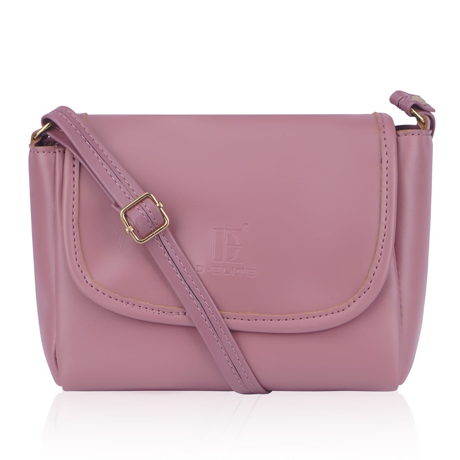 D-Elite Baby Pink Sling Bag