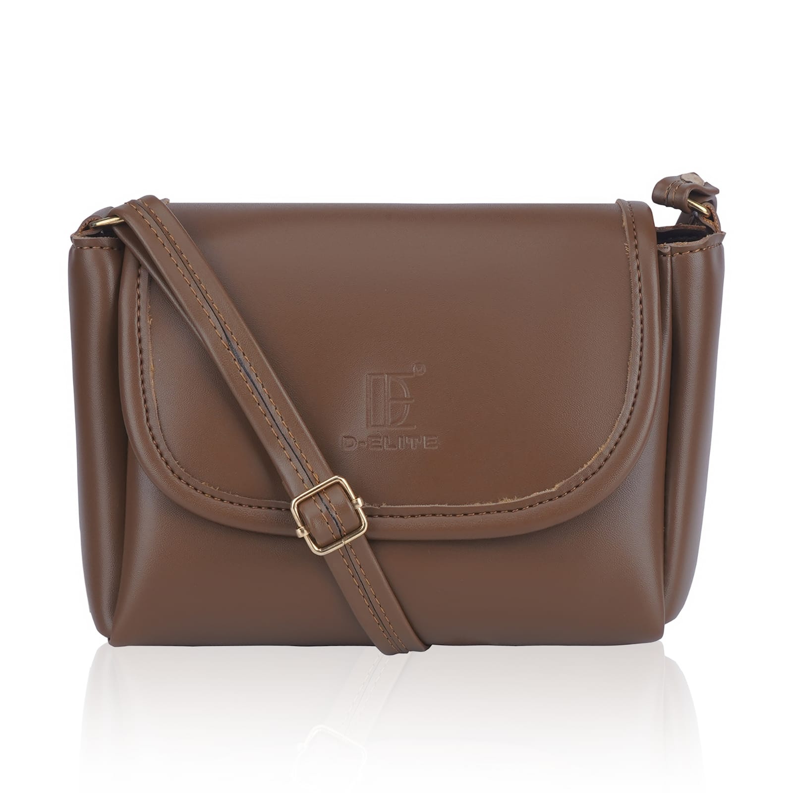 D-Elite Brown Sling Bag