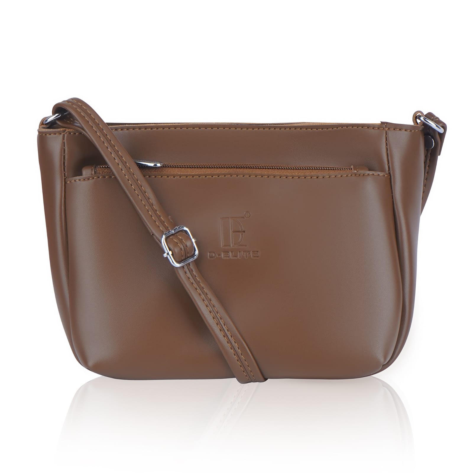 D-Elite Brown Sling Bag