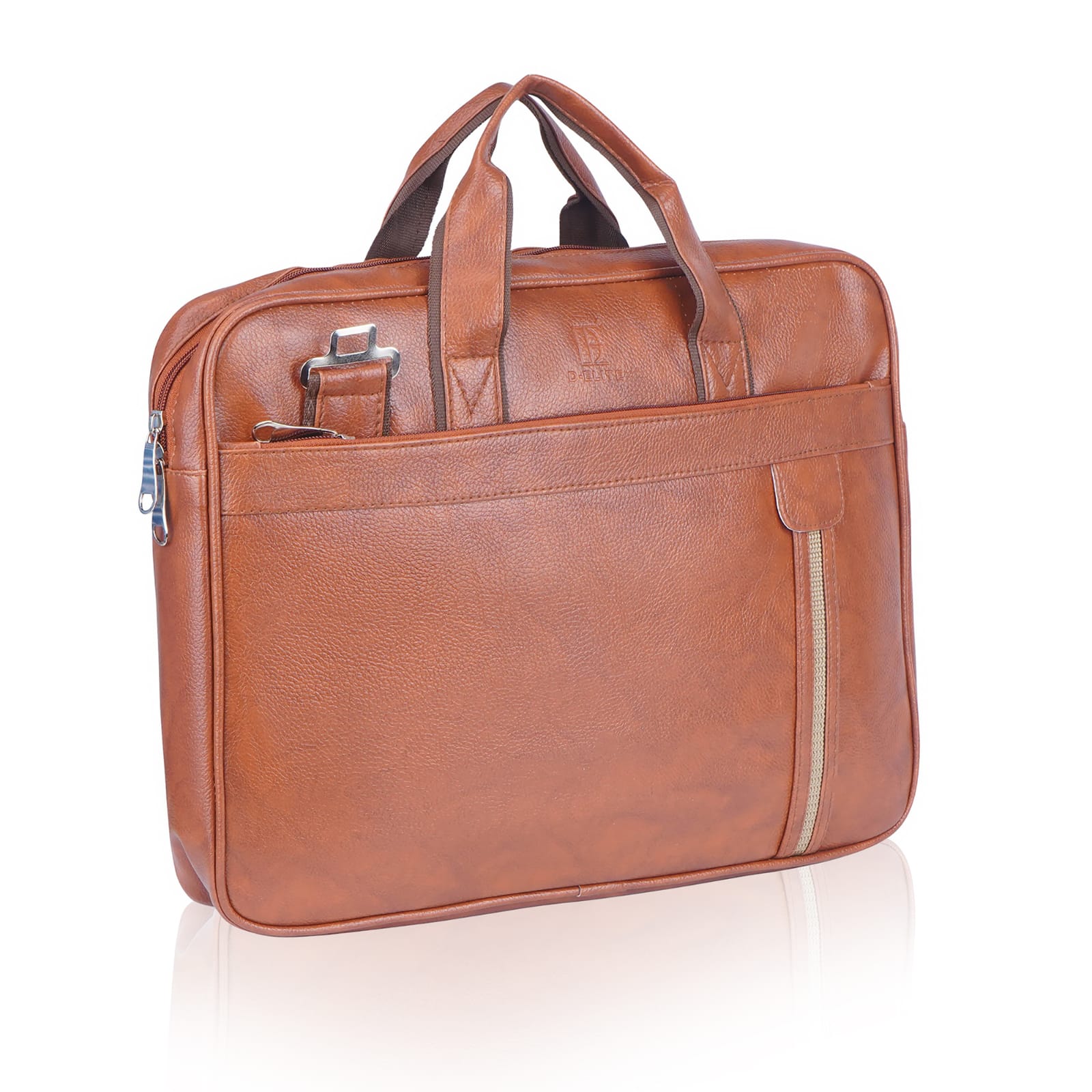 D-Elite Brown 15.6 inch Messenger bag